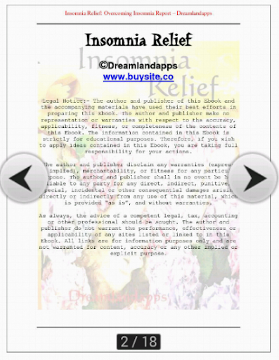 【免費書籍App】Insomnia Relief-APP點子