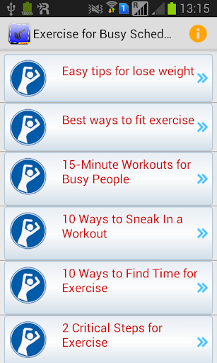 Exercise for the Busy Schedule