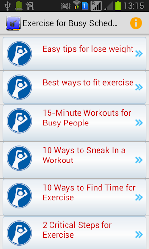 【免費健康App】Exercise for the Busy Schedule-APP點子