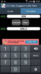USD Singapore Dollar Rate Screenshots 5