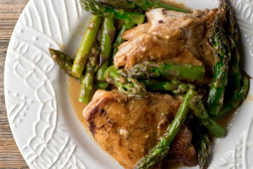 Easy Mustard Asparagus Chicken