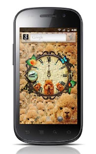 Free アルパカだらけ！ライブ壁紙+時計ウィジェット APK for Android