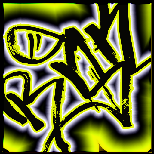 Graffiti Yellow EvolveSms LOGO-APP點子