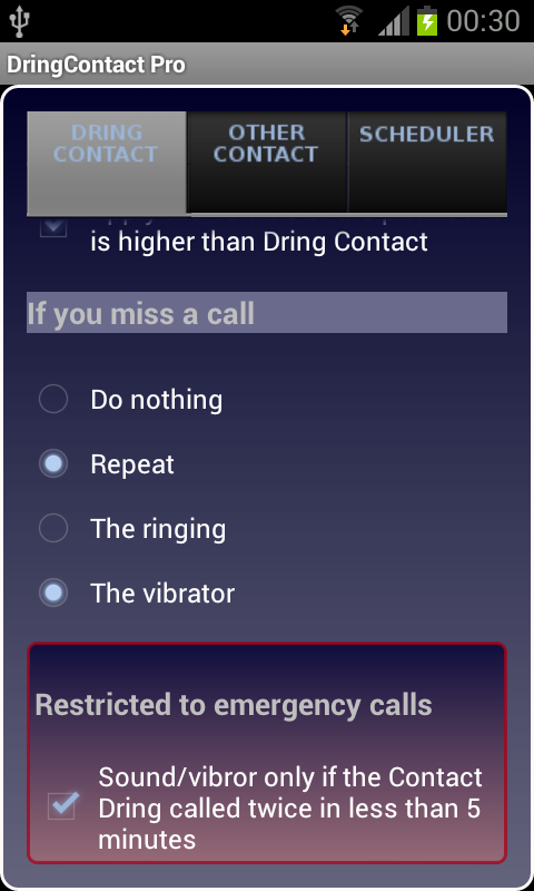 Dring Contact PRO Screen 3