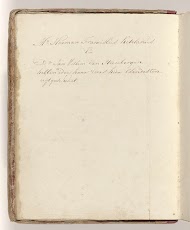 Aantekening door Frans Greenwood