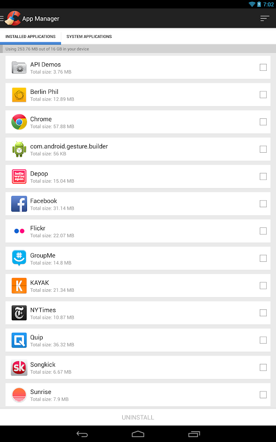 CCleaner v1.01.18 Apk