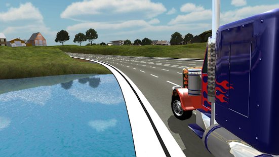  Now the truck can drive at the city street Download Aplikasi Truck Simulator 2014 Free apk gratis untuk Android