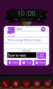 How to install Passing Notes Go SMS Pro Theme 1.04 apk for pc