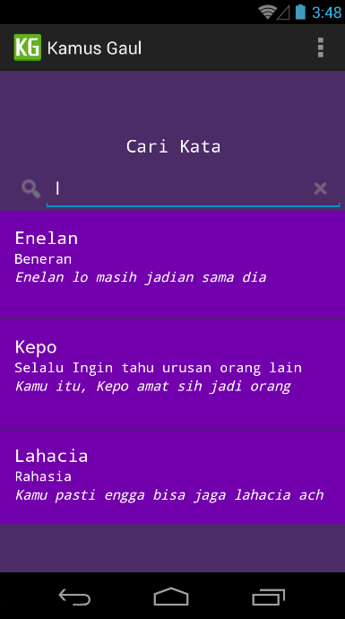 Kamus Gaul Keren - Android Apps on Google Play