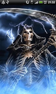 How to download Blue Fire Grim Reaper LWP 7 mod apk for android