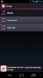 Free Download Lyrics for BoA APK