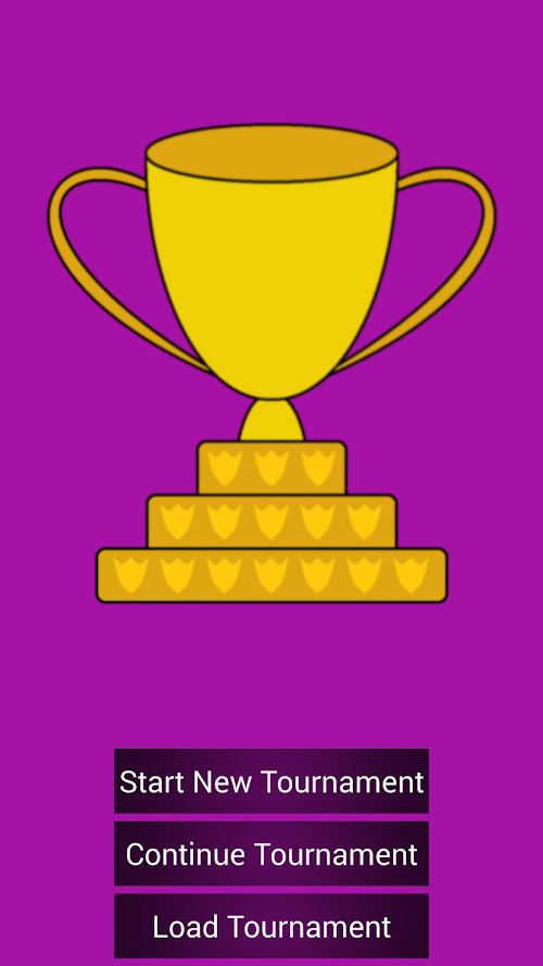 Android application Ultimate Tournament Creator screenshort