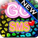 Rainbow Leopard theme 4 GO SMS icon