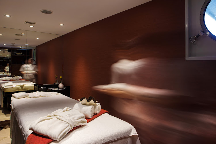 Indulge in a relaxing treatment in AmaVida's spa during your cruise of Portugal's waterways.