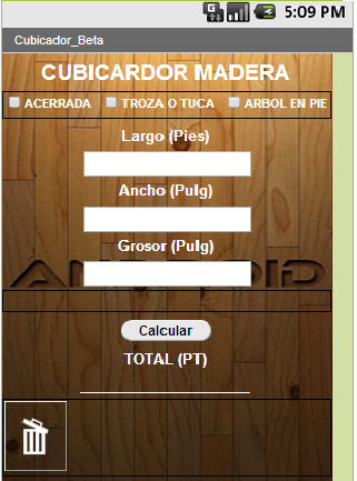 Cubicador de Madera Pro