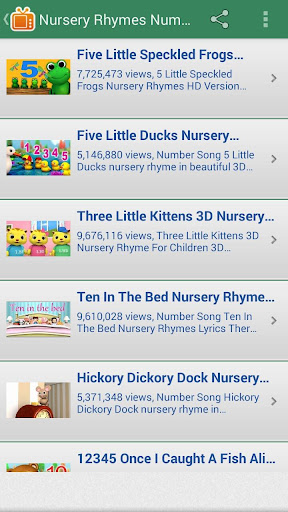 Nursery Rhymes Numbers Songs