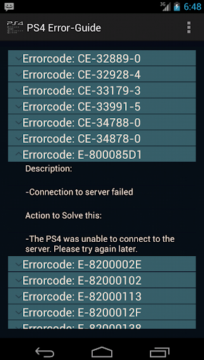 PS4 Error Guide