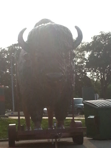 Snappy Buffalo Sculpture