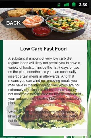 Low Carb Fast Food