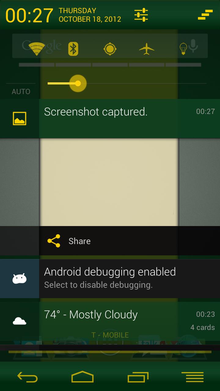 Green-Yellow Team Theme Engine Screen 2