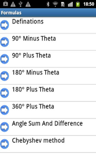 Maths Trignometry Formulas