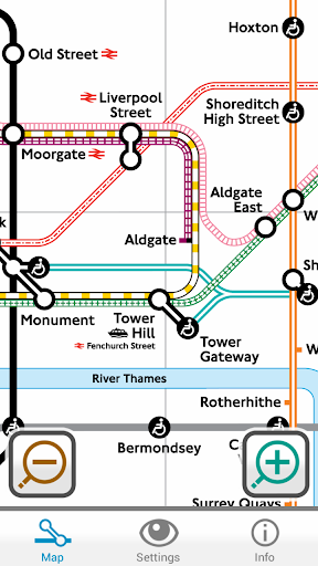 Colourblind Tube Map