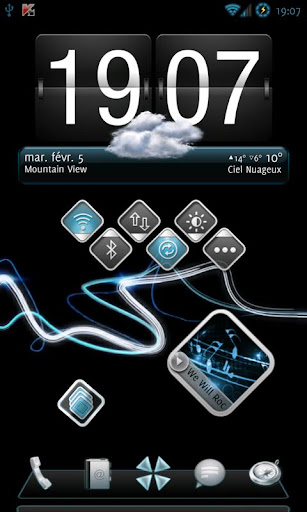 Elect. Next Launcher Theme HD