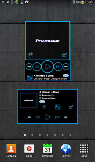 Poweramp Skin Widget Tron Blue App Para Iphone Descarga Para Ios De