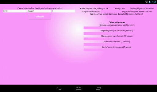 【免費醫療App】Pregnancy Due Date Calculator-APP點子