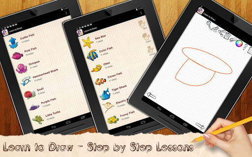 【免費家庭片App】Learn to Draw Sea Animals-APP點子