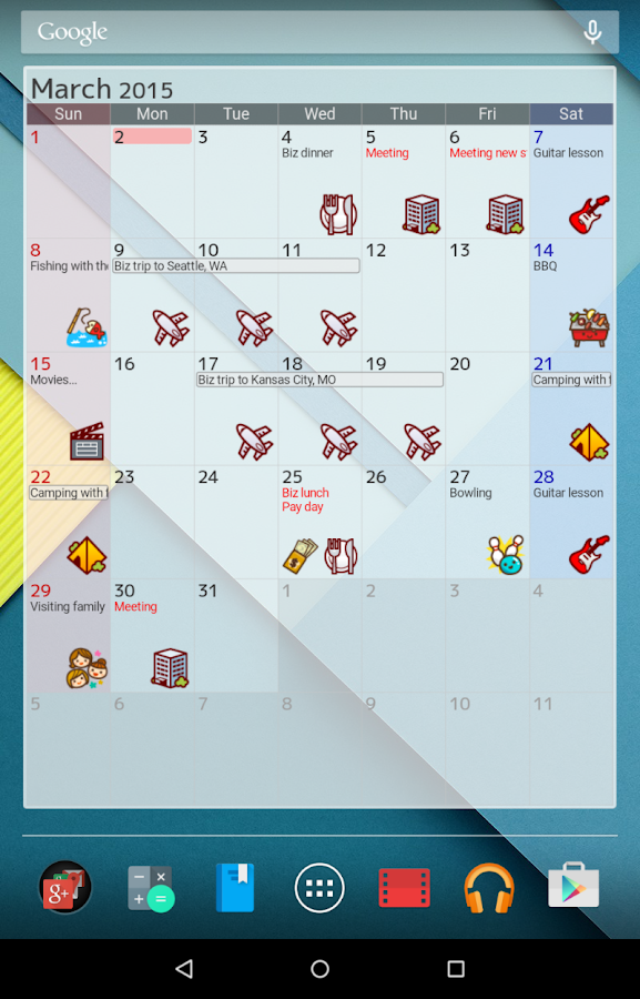 calendar organiser app