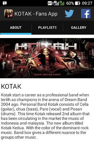 【免費音樂App】KOTAK Band (Unofficial)-APP點子