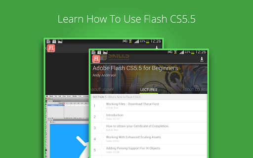 【免費教育App】Learn Flash CS5.5 by Udemy-APP點子