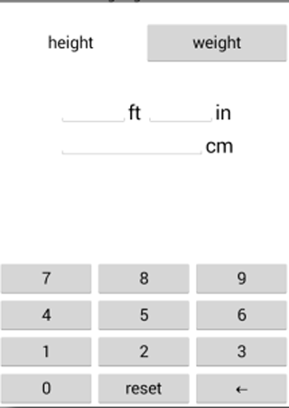 Height Weight Converter