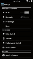 Black 'n White CM11/AOKP Theme APK スクリーンショット画像 #2