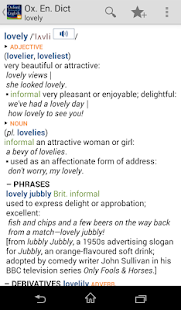Oxford Dictionary of English T - screenshot thumbnail