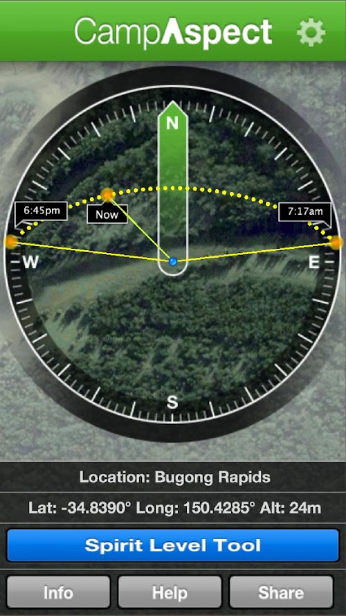 Android application CampAspect screenshort