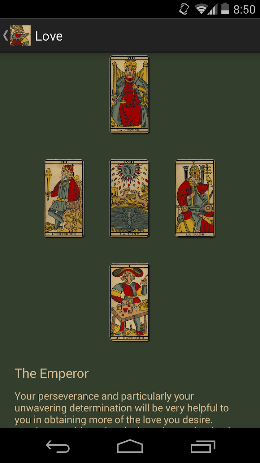 The Tarot Screen 3