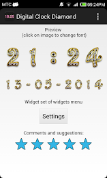 Digital Clock Diamond poster 3