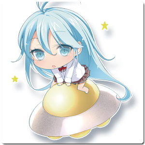 電波女と青春男(原作) ふわふわライブ壁紙1 logo