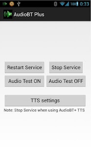 AudioBT Plus with TTS