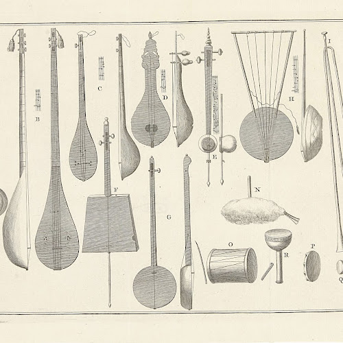 Muziekinstrumenten, Christian Friedrich Fritzsch, 1729 - 1774 - Rijksmuseum