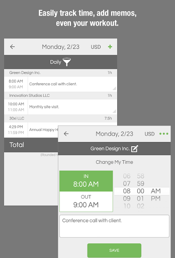 【免費商業App】Easy Hours Automatic Timesheet-APP點子