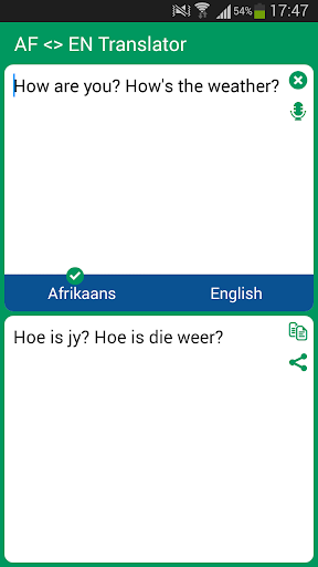 Afrikaans English Translator