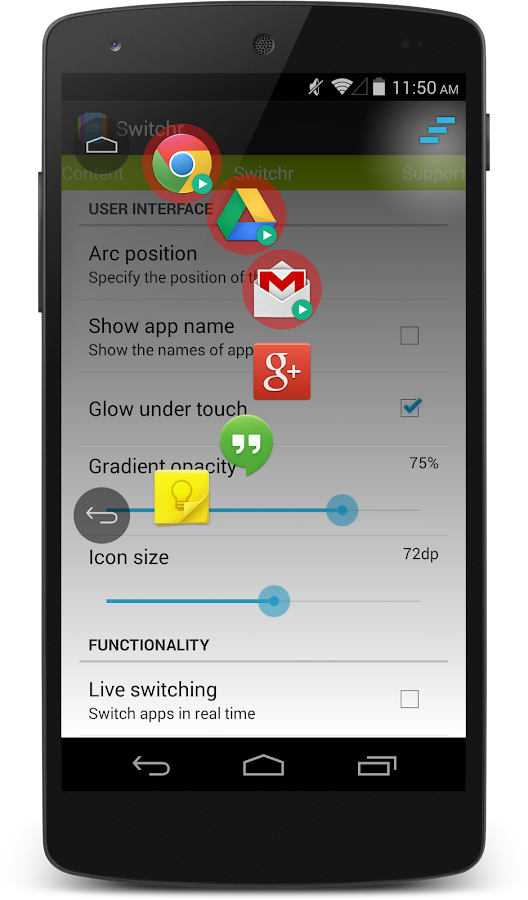 Switchr - App Switcher - screenshot