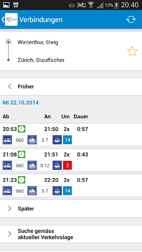 【免費旅遊App】ZVV Timetable-APP點子