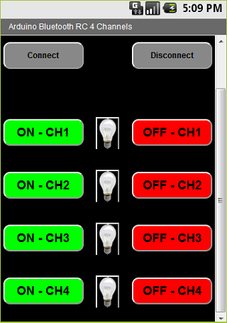 Arduino Bluetooth RC 4 Channel