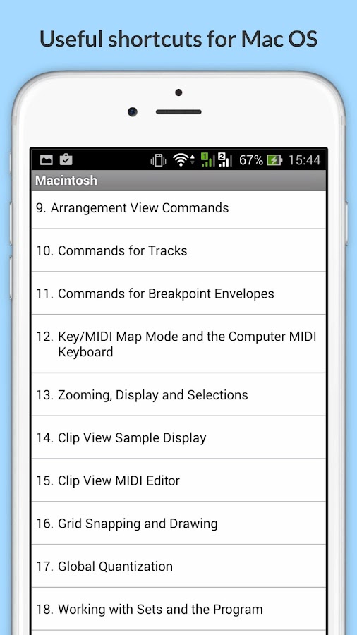 Ableton Live Mac Commands