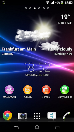 Lockscreen Weather Widget