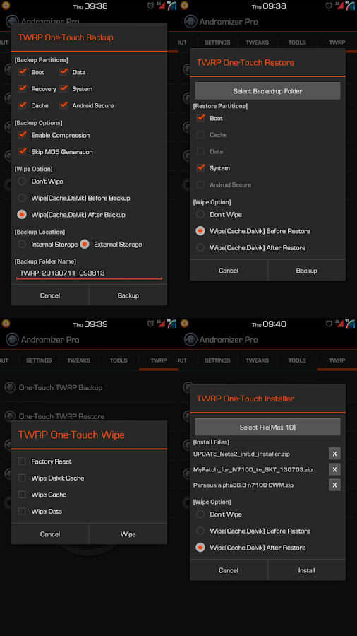 Andromizer Pro - screenshot
